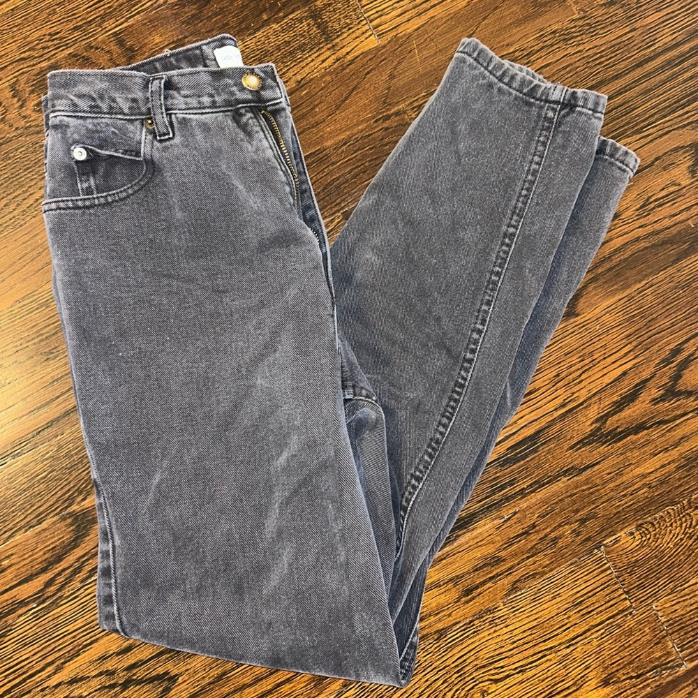 Bugle Boy Slim Fit Black Jeans, size 8R 28” inseam